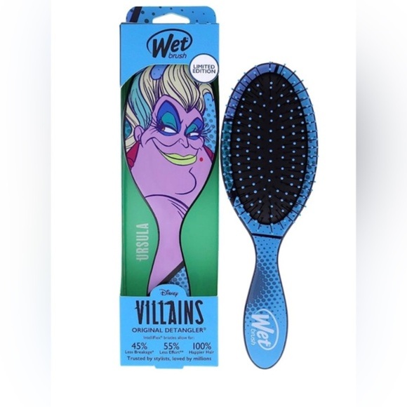 Wet Brush Original‎ Detangler Disney Villains Ursula limited edition Brush new - Picture 1 of 5